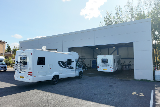 Motorhome valeting service at Abacus Motorhomes