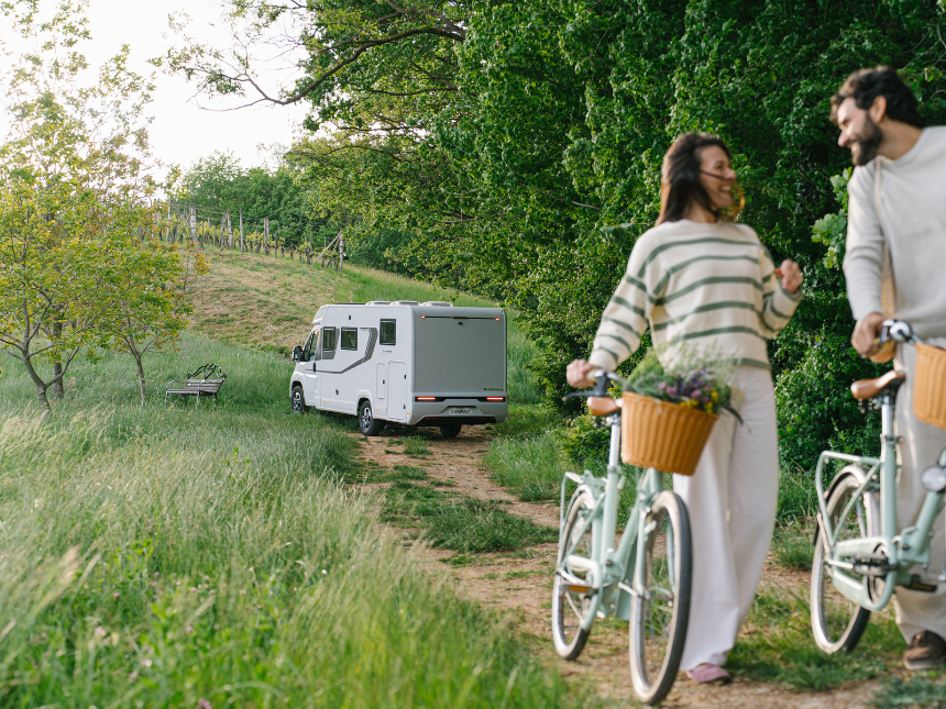 Motorhome on a holiday