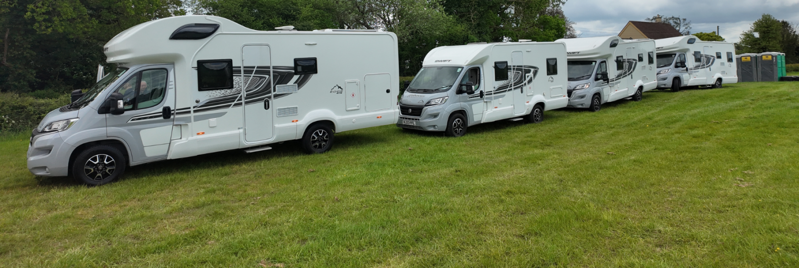 Abacus motorhome on a campsite