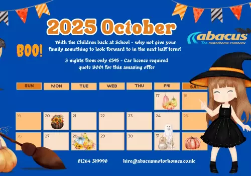 October Half Term Motorhome Hire
