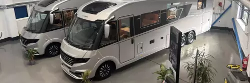 The FIRST Indoor Adria Supersonic Showroom!
